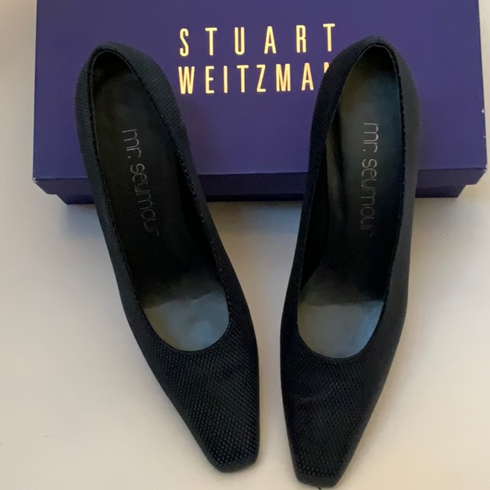 Stuart  Weitzman for Mr Seymour navy pumps